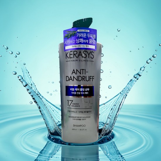 Kerasys Scalp Cooling Anti-Dandruff Protein Shampoo 600ml