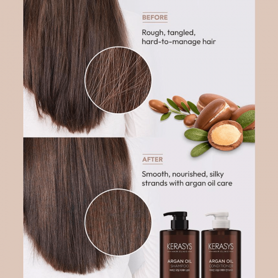 Kerasys hair clinic argan oil shampoo 1000ml