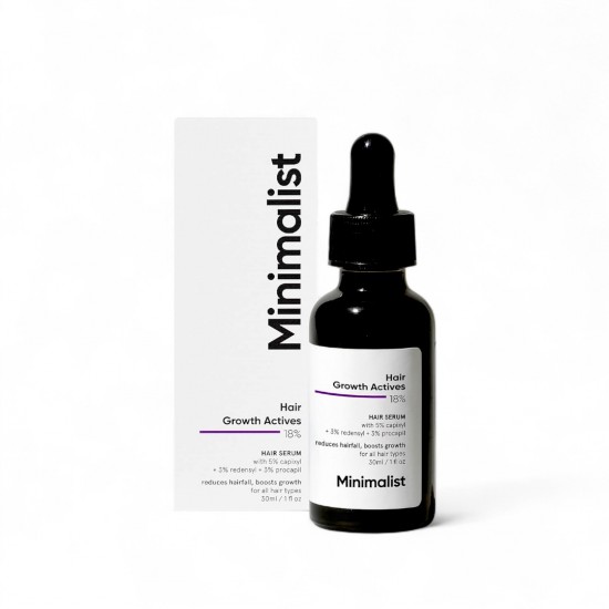 Minimalist Hair Growth Actives 18% Hair Serum 30ml