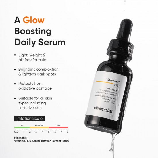 Minimalist Vitamin C 10% Face Serum 30ml