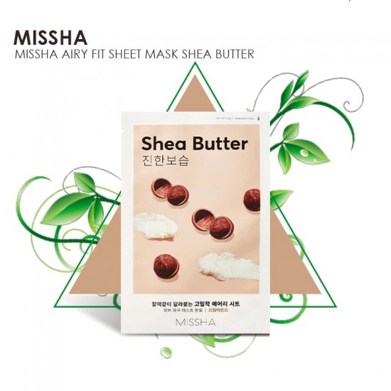 Missha Airy Fit Sheet Mask Shea Butter