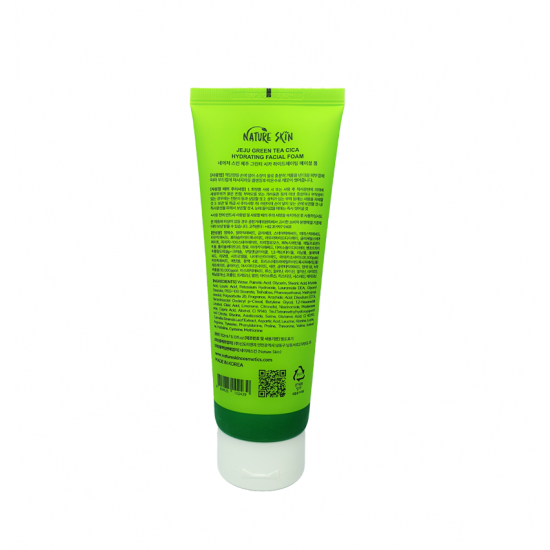 Nature Skin Jeju Green Tea CICA Hydrating Facial Foam 152ml