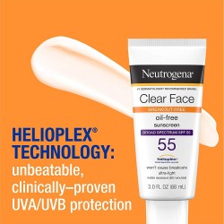 NEUTROGENA Clear Face Break Out Free Oil free Sunscreen SPF 50
