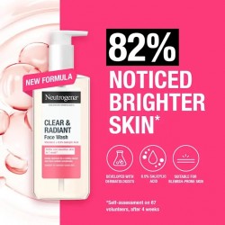 Neutrogena Clear and Radiant Face Wash 200ml