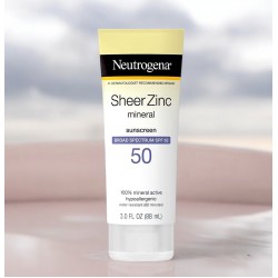 Neutrogena Sheer Zinc Dry Touch Sunscreen SPF50