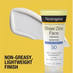 Neutrogena Sheer Zinc Dry Touch Sunscreen SPF50