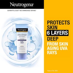 Neutrogena Ultra Sheer Dry Touch Sunscreen Broad Spectrum SPF 55