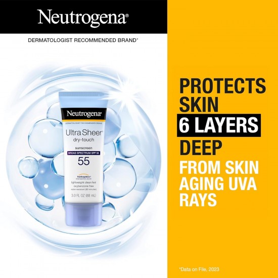 Neutrogena Ultra Sheer Dry Touch Sunscreen Broad Spectrum SPF 55