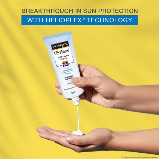 Neutrogena Ultra Sheer Dry Touch Sunblock SPF 50+ PA++++