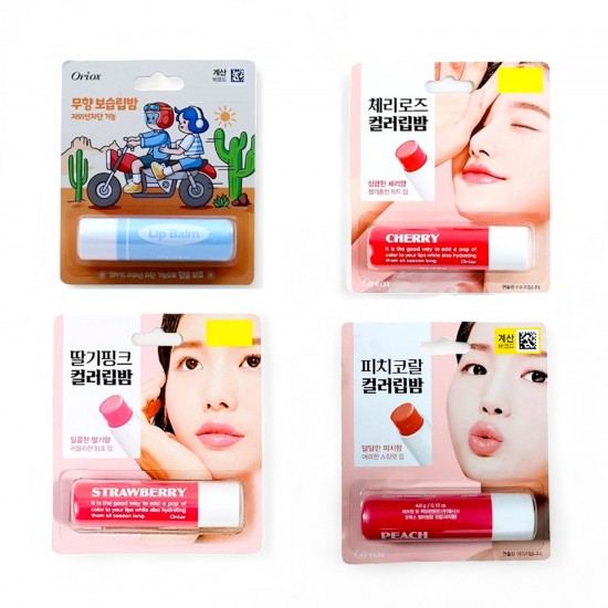 ORIOX Tinted Lip Balm Strawberry 4.8g