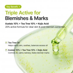 Purito Azelaic Acid 10% + Kojic + Tea Tree Serum 30ml