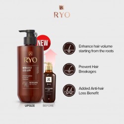 Ryo Hair Strengthen & Volume Shampoo Floral Woody Powdery Scent 480ml