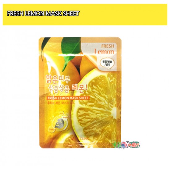 3W Clinic Fresh Lemon Mask Sheet 3W Clinic Fresh Lemon Mask Sheet