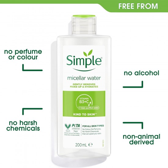 Simple Kind to Skin Micellar Cleansing Water