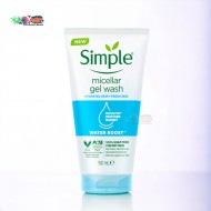 Simple Water Boost Micellar Facial Gel Wash 150ml