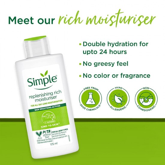 Simple Kind to Skin Replenishing Rich Moisturizer