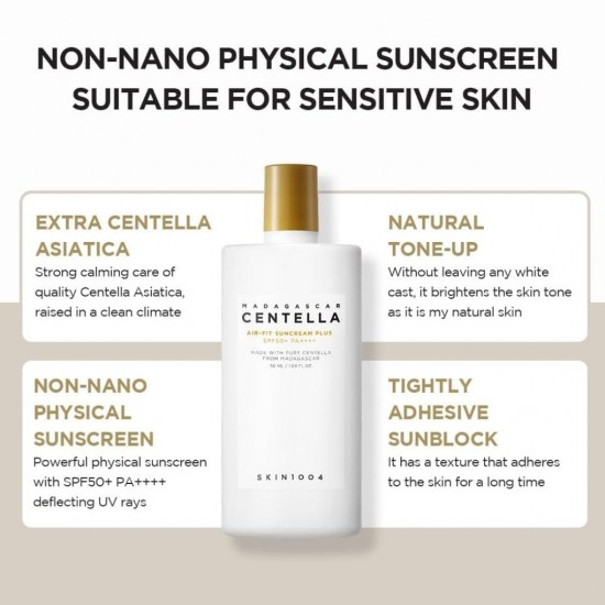 SKIN1004 Madagascar Centella Air-Fit Sunscreen Plus SPF 50+ PA++++