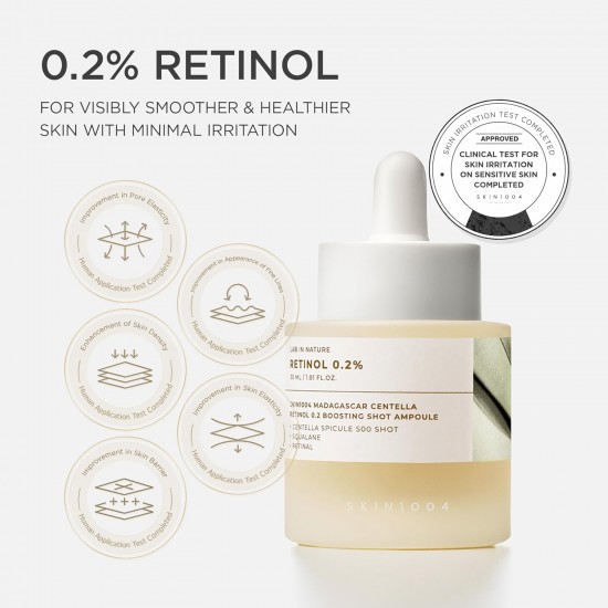 SKIN1004 Madagascar Centella Retinol 0.2 Boosting Shot Ampoule 30ml