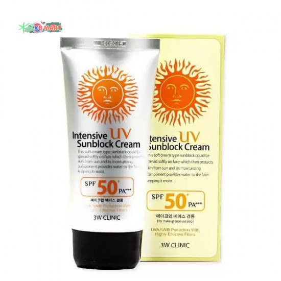 3w Clinic Intensive UV Sunblock Cream