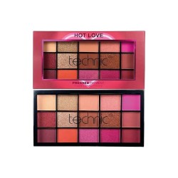 Technic Hot Love Eyeshadow Palette 15 Colors 30gm