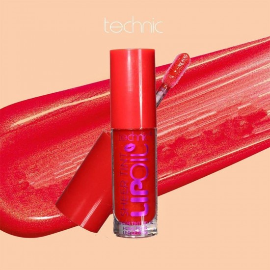 Technic Sheer Tint Lip Oil Crimson
