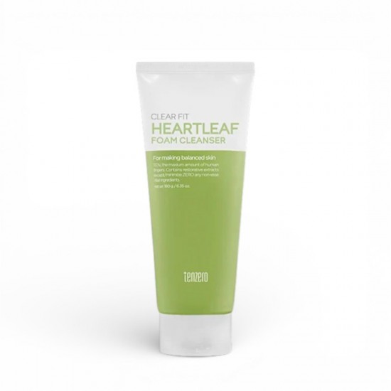 Tenzero Clear Fit Heartleaf Foam Cleanser 180ml