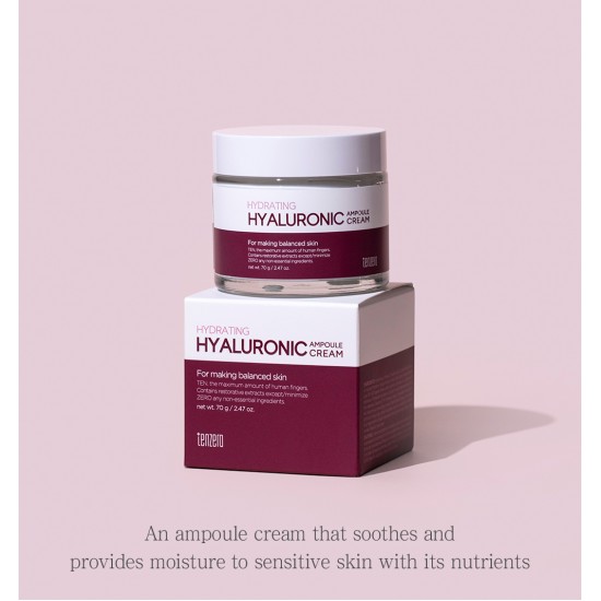 TENZERO Hydrating Hyaluronic Ampoule Cream 70ml