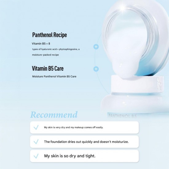 TENZERO Panthenol Vitamin B5 Water Soothing Cream 100ml