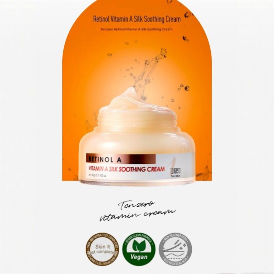 Tenzero Retinol Vitamin A silk Soothing Cream 100g