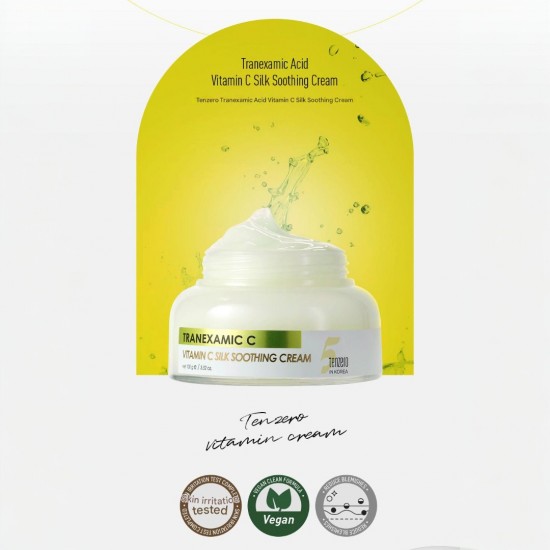 Tenzero Tranexamic C Vitamin C Silk Soothing Cream 100g