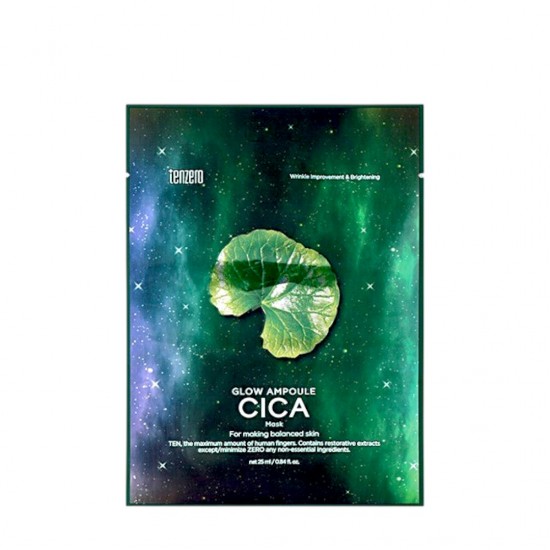 TENZERO Glow Ampoule Cica Sheet Mask
