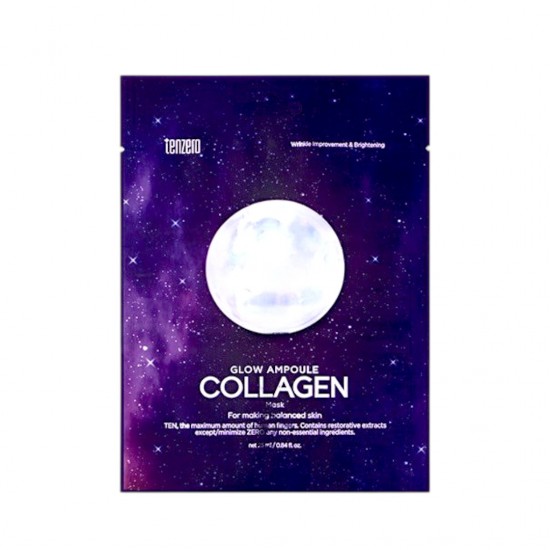 TENZERO Glow Ampoule Collagen Sheet Mask