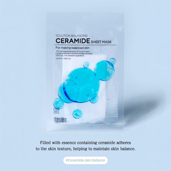 Tenzero Solution Balancing Ceramide Sheet Mask