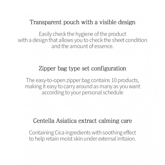 Tenzero Solution Calming Cica Sheet Mask