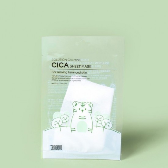 Tenzero Solution Calming Cica Sheet Mask