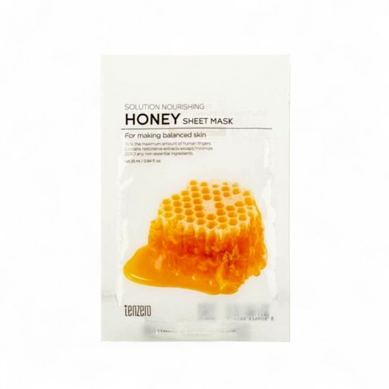 Tenzero Solution Nourishing Honey Sheet Mask 25ml