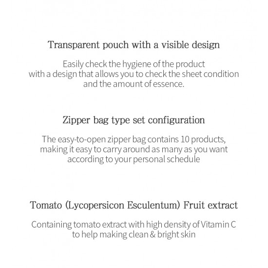 Tenzero Solution Rejuvenating Tomato Sheet Mask