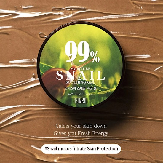 TENZEROE 99% Moisture Snail Soothing Gel 300ml