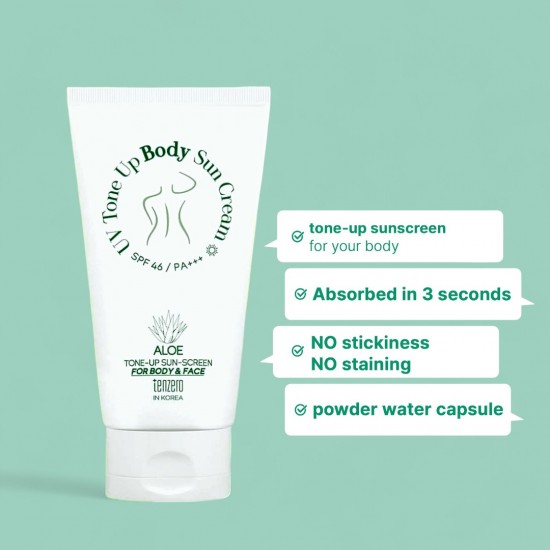 Tenzero Aloe UV Tone-Up Body Sun Cream 150g