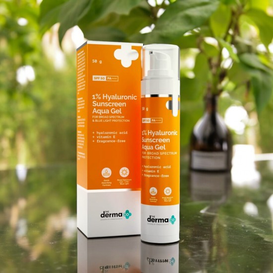 The Derma CO 1% Hyaluronic Sunscreen SPF50 PA++++ 50g