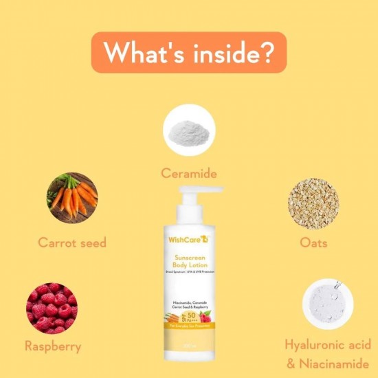 WishCare Sunscreen Body Lotion SPF 50 PA+++