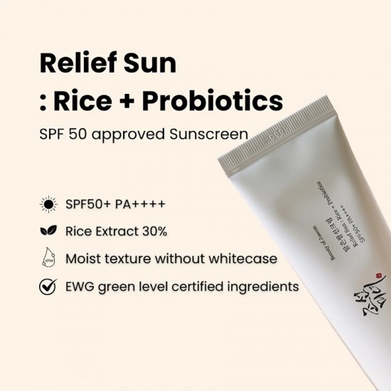 Beauty of Joseon Sunscreen Rice + Probiotics SPF 50+ PA++++