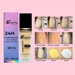 Everly Beauties Pure Matte Full Coverage Foundation 30ml