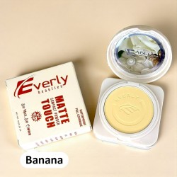 Everly Beauties Matte Touch Compact Powder with SPF15++ (Banana)