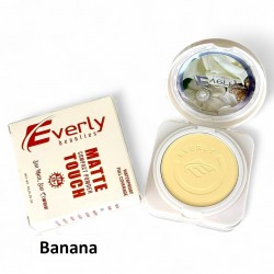 Everly Beauties Matte Touch Compact Powder with SPF15++ (Banana)