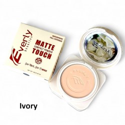 Everly Beauties Matte Touch Compact Powder with SPF15++ (Ivory)