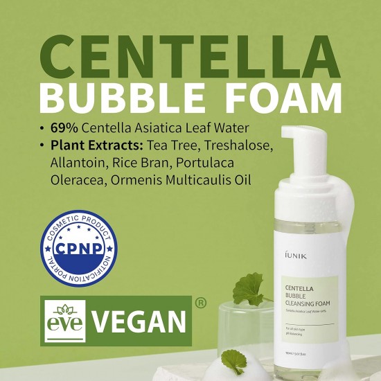 iUNIK Centella Bubble Cleansing Foam 150ml 