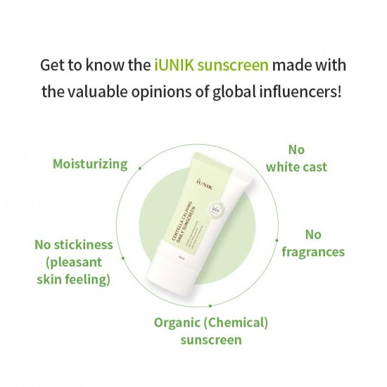 iUNIK Centella Calming Daily Sunscreen 60ml