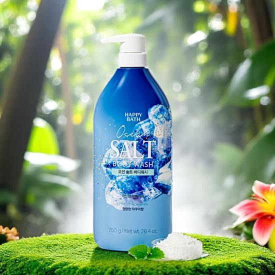 Happy Bath Ocean Salt Body Wash 750g