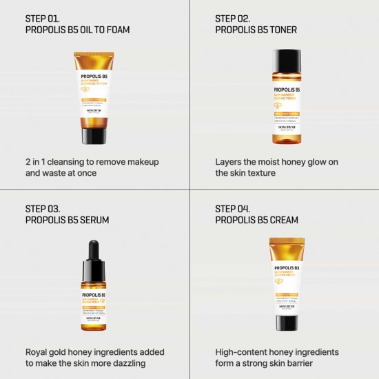 SOME BY MI Propolis B5 Glow Barrier Calming Starter Kit